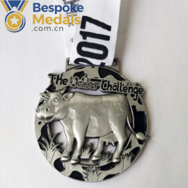Custom the udder challenge sports medals