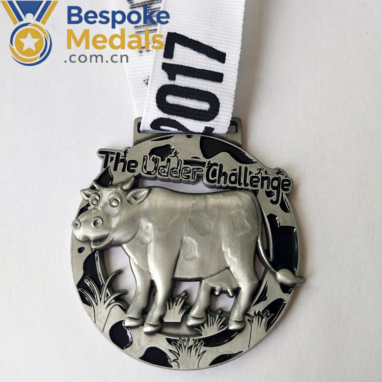 Custom the udder challenge sports medals