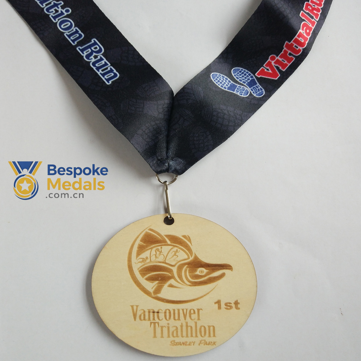 Bespoke Wooden Medals Eco-Friendly Custom Awards - Image 2
