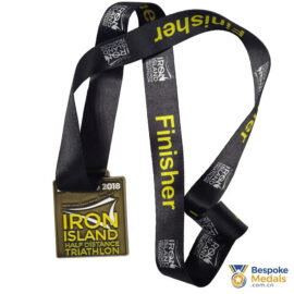 Bespoke Iron Island Triathlon Medals